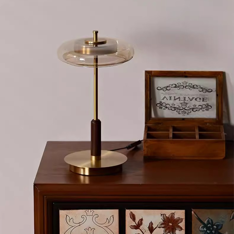 12W LED Copper Table Lamp Brig - Mushroom Table Lamp avis et prix