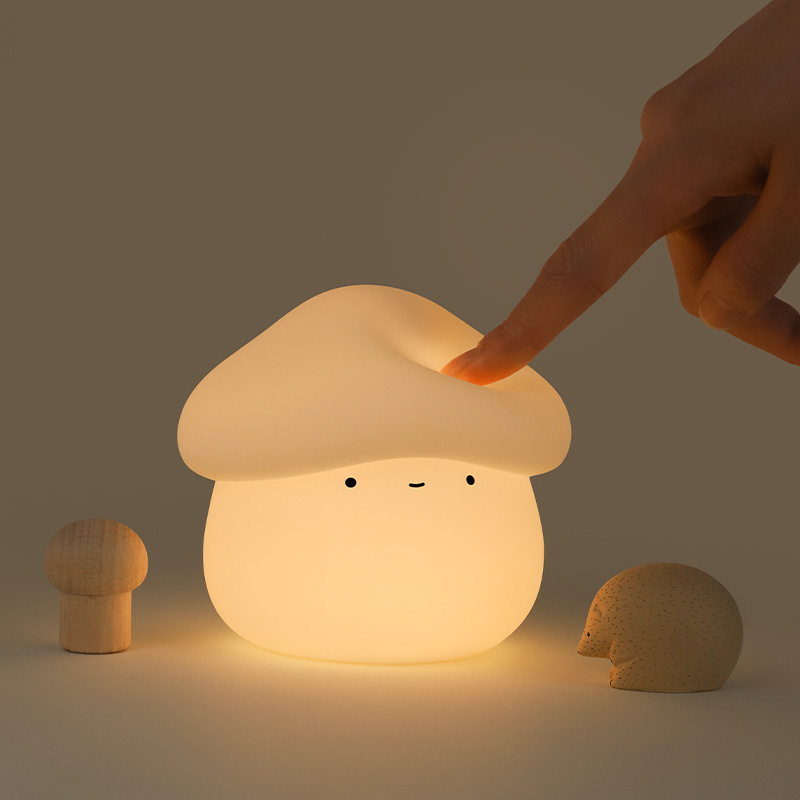 1Pcs Mushroom Head Silicone Ni - Mushroom Table Lamp avis et prix