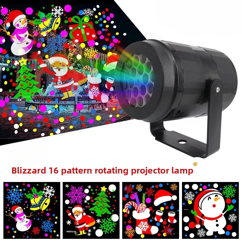 Rotating Christmas Snowflake P - Lighting Effect Home Decor avis et prix
