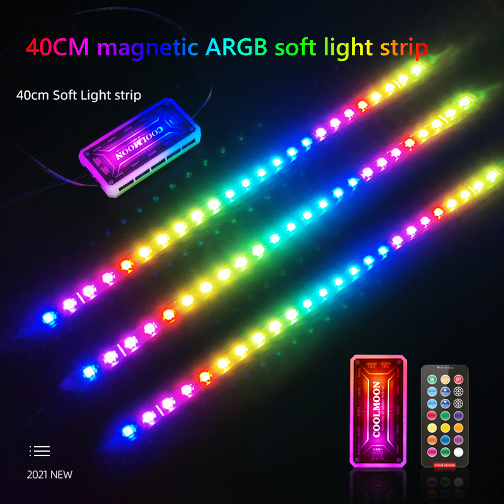 COOLMOON CM-LS40 5V ARGB PC Ca - Lighting Bolt Decor avis et prix