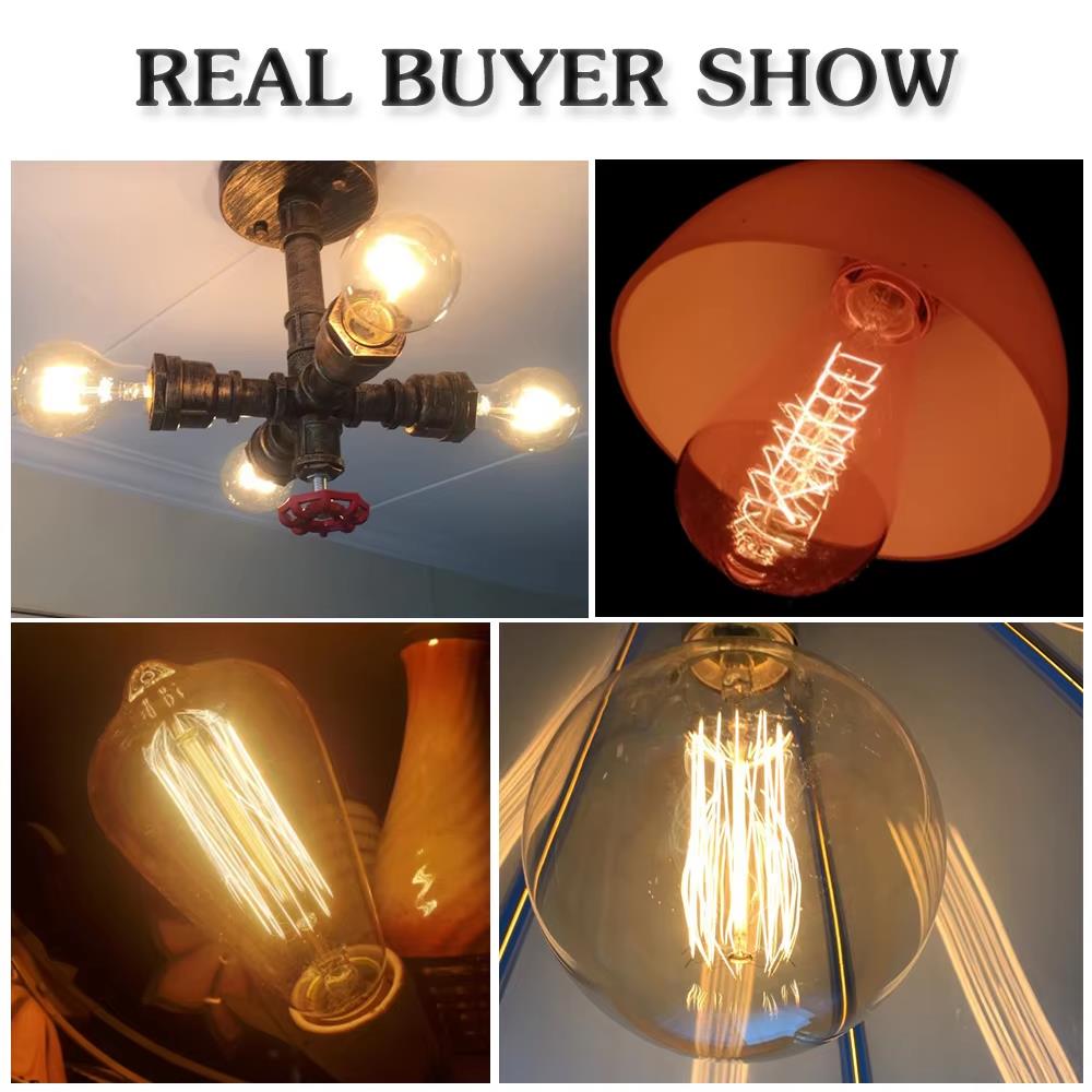 Retro Edison Light Bulb E27 40 - Lighting Decor Items avis et prix