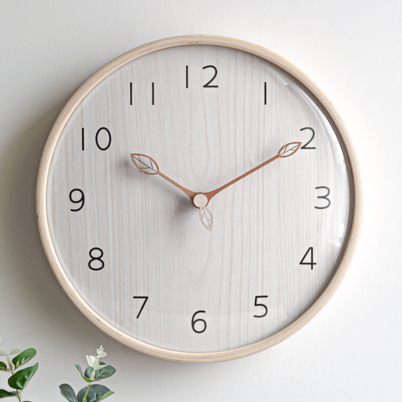 Nordic Style light Wooden Wall - Lighting Home Decor Wall Clocks avis et prix