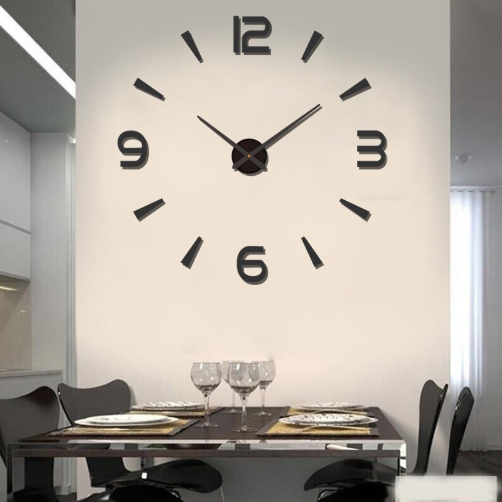 Frameless DIY Wall Clock Acryl - Lighting Home Decor Wall Clocks avis et prix