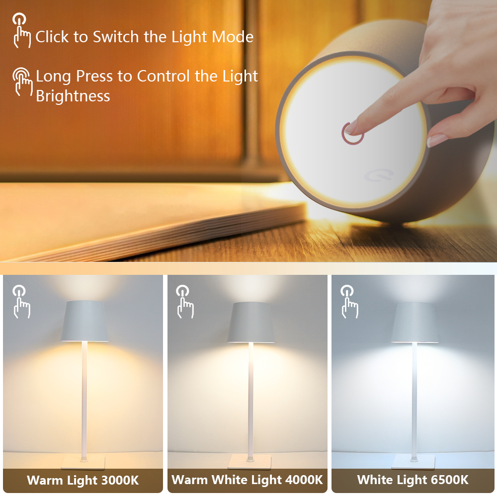 LED Rechargeable Desk Light Wi - Lighting Decor avis et prix