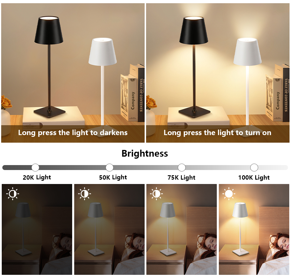 LED Rechargeable Desk Light Wi - Lighting Decor avis et prix