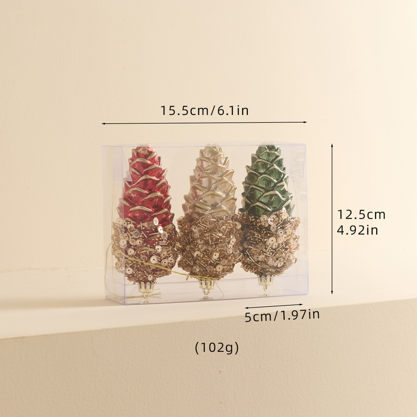 Red And Green Ornaments Timele - Decor Timeless Lighting avis et prix