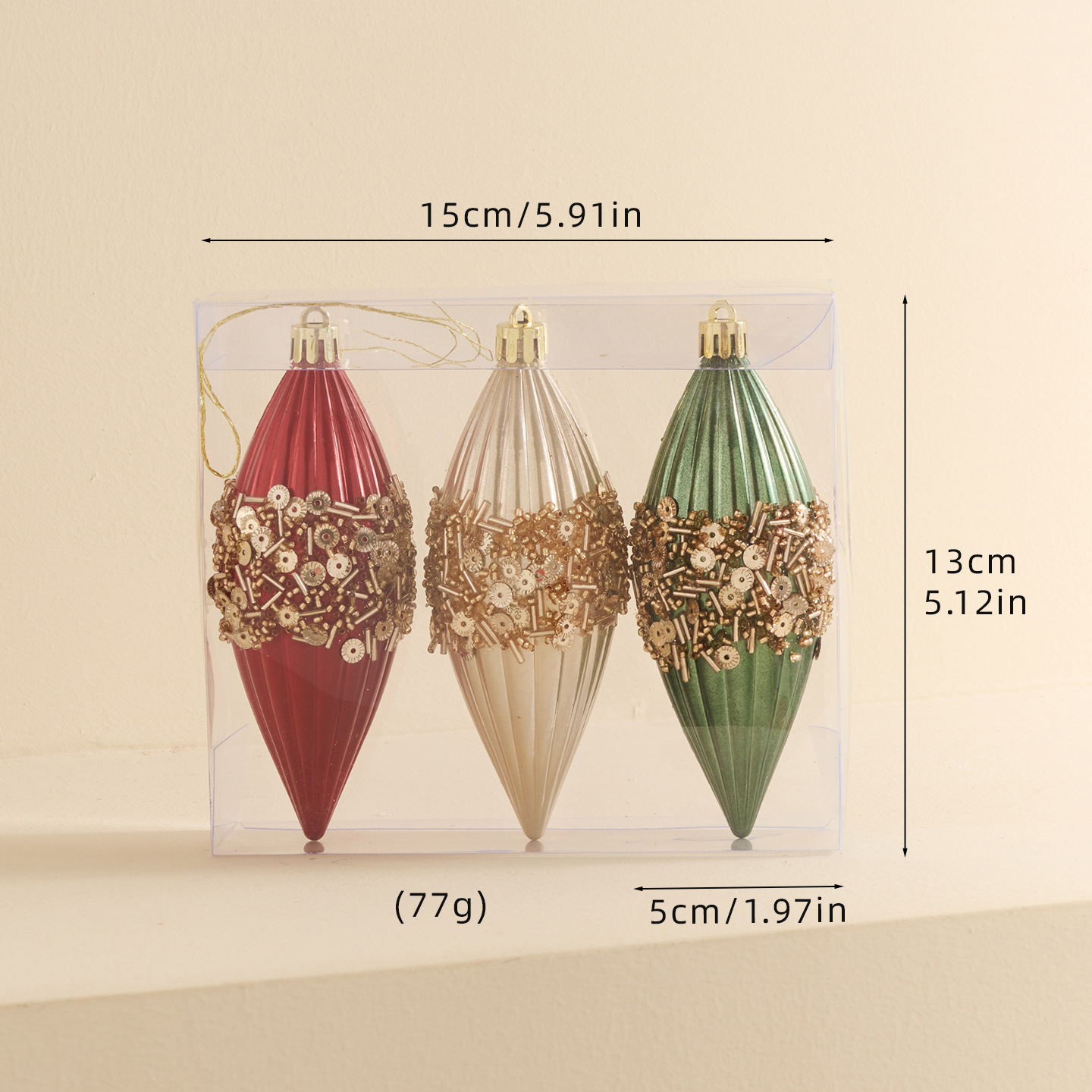 Red And Green Ornaments Timele - Decor Timeless Lighting avis et prix